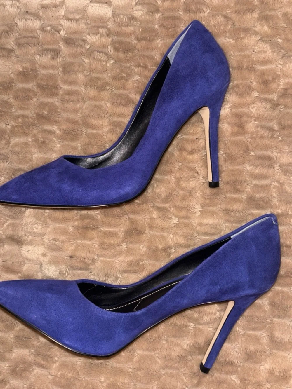 Charles By Charles David Suede Pointed-Toe Pumps in Blue